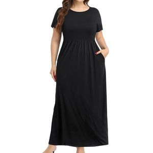 Pinup Fashion black knit dress